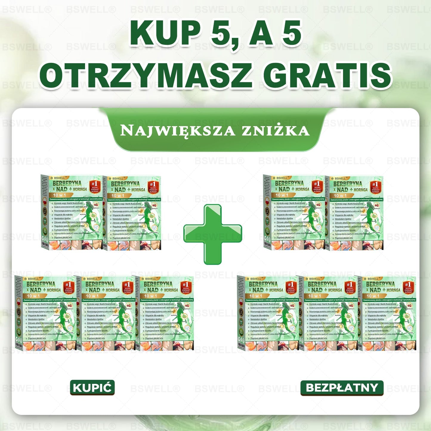 🍐BSWELL® Nano mikroigłowy plaster wyszczuplający (Raz dziennie, efekty już po 28 dniach ✅ Wspiera odchudzanie, serce, cukrzycę, sen, jelita, stawy i więcej.
