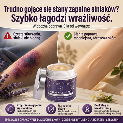 🍇Ponad 100 tys. sprzedanych sztuk 💁‍♀️ – PuraCure® Krem na regenerację siniaków i wzmocnienie skóry