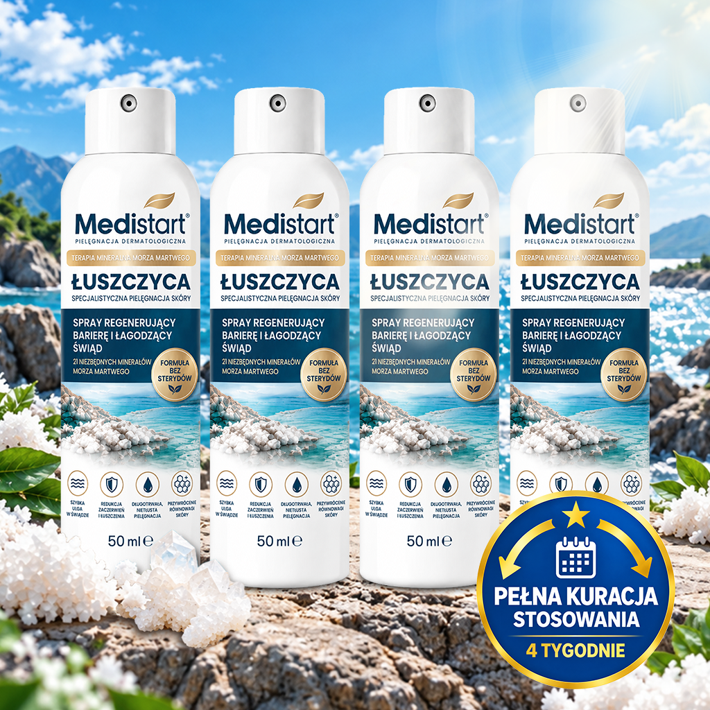 💧 Medistart® Specjalistyczny krem do pielęgnacji skóry z łuszczycą – ✅ Testowany dermatologicznie