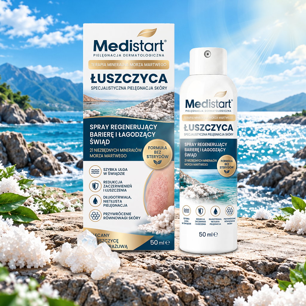 💧 Medistart® Specjalistyczny krem do pielęgnacji skóry z łuszczycą – ✅ Testowany dermatologicznie