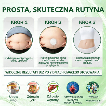 🍐BSWELL® Nano mikroigłowy plaster wyszczuplający (Raz dziennie, efekty już po 28 dniach ✅ Wspiera odchudzanie, serce, cukrzycę, sen, jelita, stawy i więcej.