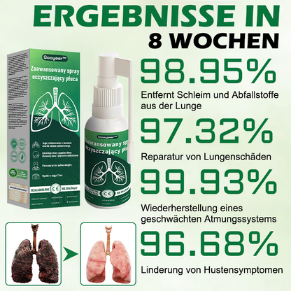 🌿🌿[Oficjalny Sklep Marki]𝐆𝐨𝐨𝐲𝐞𝐞𝐫™ Zaawansowany spray do oczyszczania płuc- ☘️Zdrowie płuc - wsparcie immunologiczne, detoksykacja i wsparcie oddechowe - wyprodukowane w Polsce