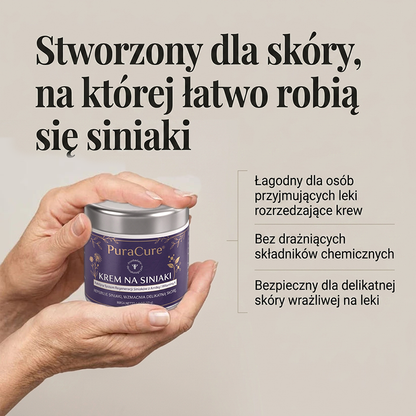 🍇Ponad 100 tys. sprzedanych sztuk 💁‍♀️ – PuraCure® Krem na regenerację siniaków i wzmocnienie skóry
