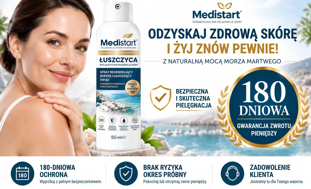 💧 Medistart® Specjalistyczny krem do pielęgnacji skóry z łuszczycą – ✅ Testowany dermatologicznie
