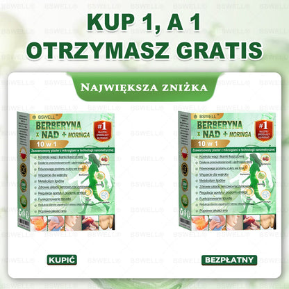 🍐BSWELL® Nano mikroigłowy plaster wyszczuplający (Raz dziennie, efekty już po 28 dniach ✅ Wspiera odchudzanie, serce, cukrzycę, sen, jelita, stawy i więcej.