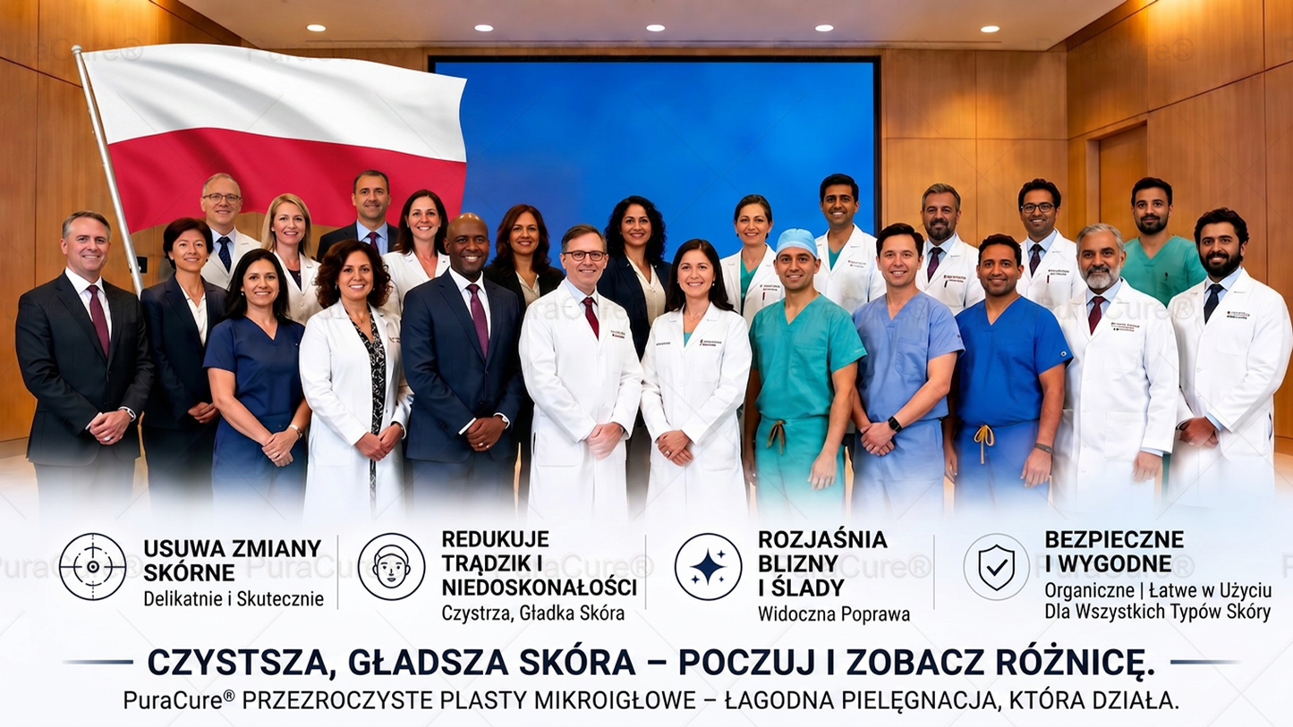 ✨PuraCure® 2-w-1 plaster mikroigłowy i hydrokoloidowy🍀 | Usuwa wypukłe znamiona, trądzik, płaskie brodawki i brodawki skórne | Pomaga poprawić zmarszczki, blizny i niedoskonałości | Niewidoczne plastry na twarz i ciało