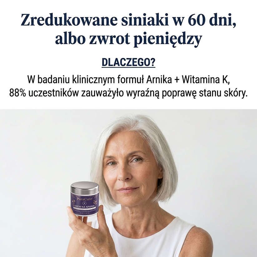 🍇Ponad 100 tys. sprzedanych sztuk 💁‍♀️ – PuraCure® Krem na regenerację siniaków i wzmocnienie skóry